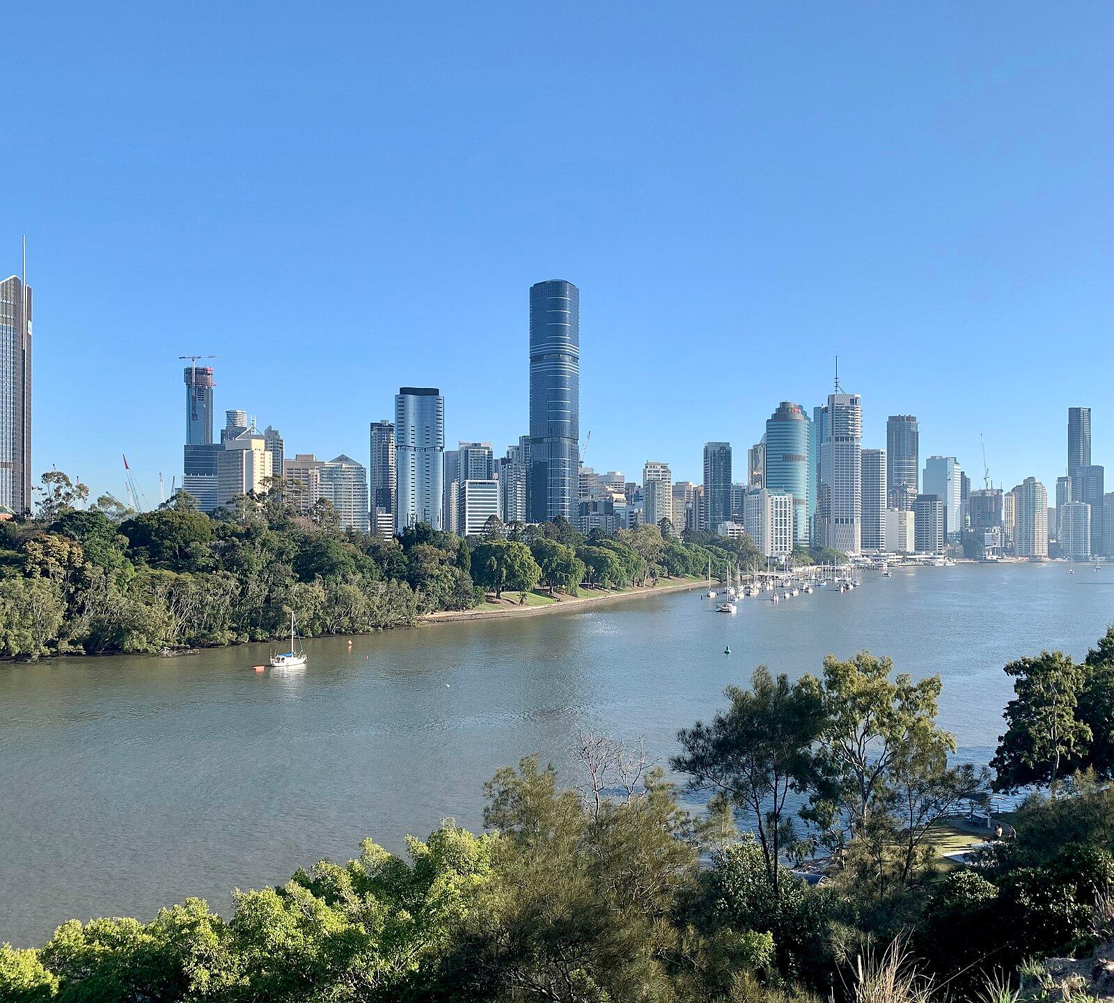 Winter morning mist over Brisbane, July 2020