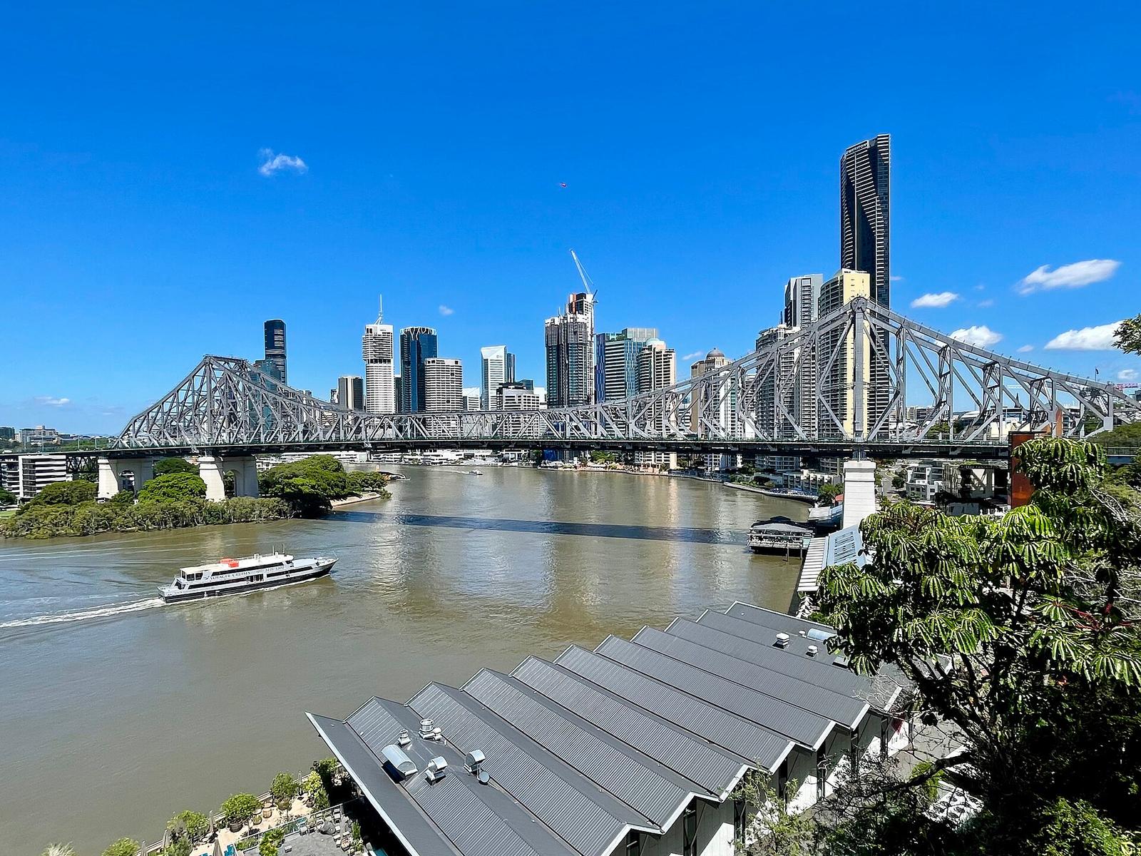 Story Bridge, Brisbane City views, 2021