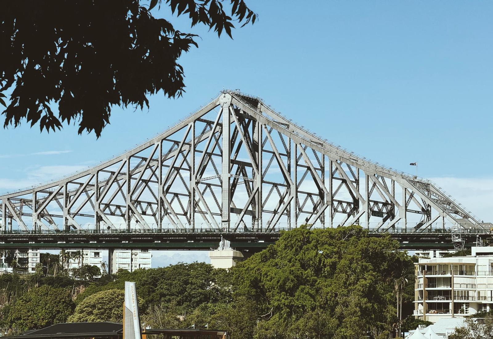 Story Bridge Spanning the Brisbane River Brisbane Queensland Australia