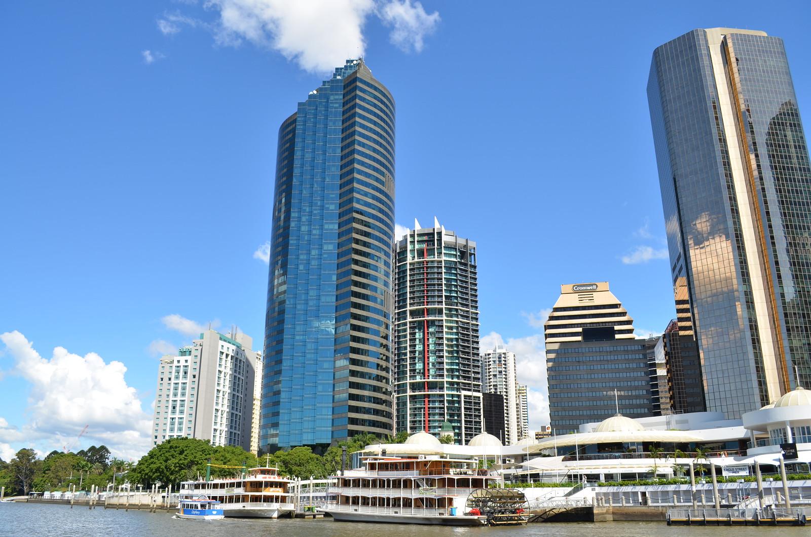 Brisbane River seen from Chelmer, Queensland